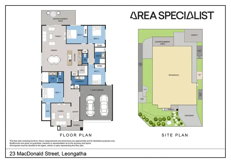 Floorplan of Homely house listing, 23 Macdonald Street, Leongatha VIC 3953