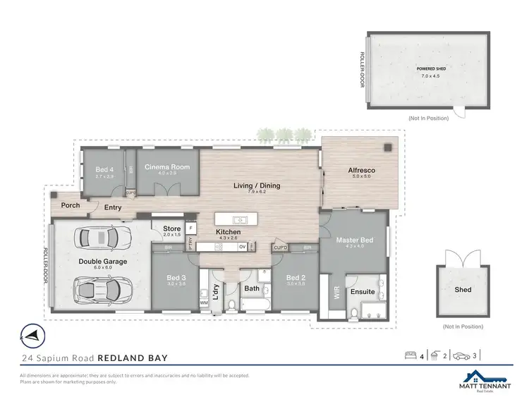 Floorplan of Homely house listing, 24 Sapium Road, Redland Bay QLD 4165