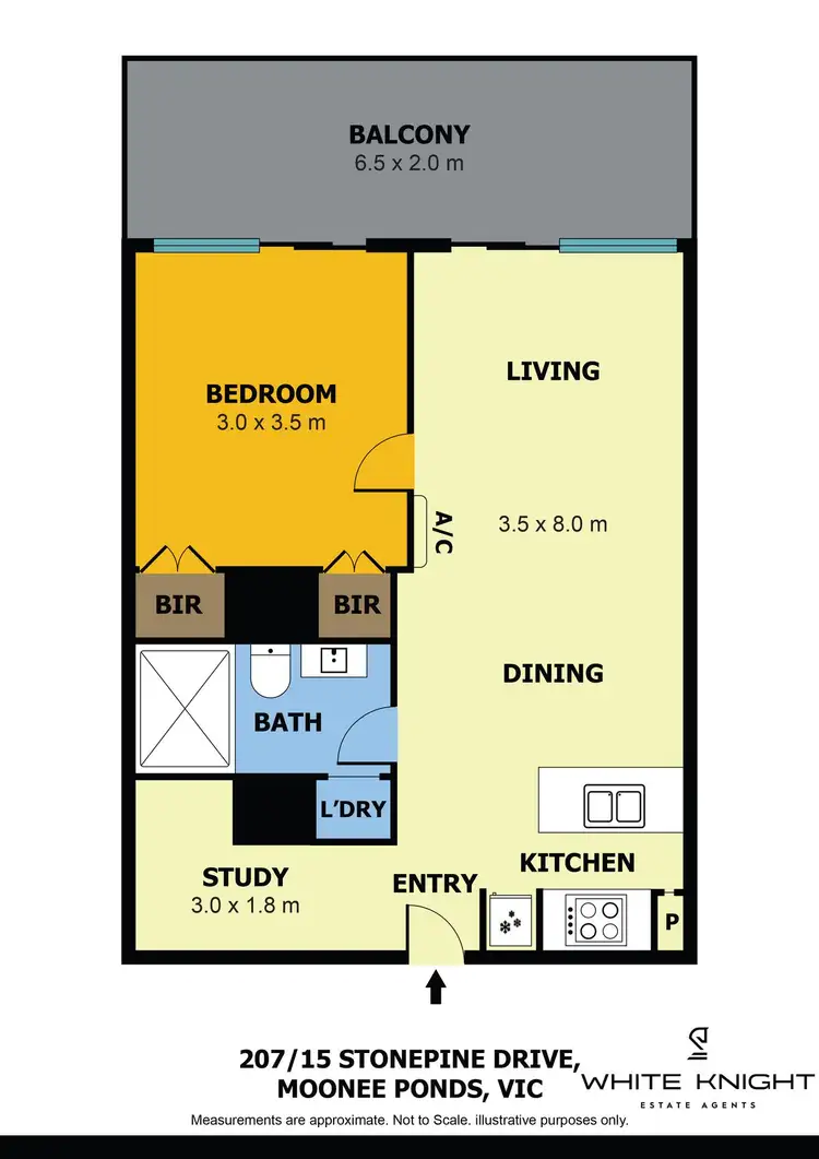 Floorplan of Homely unit listing, 207/15 Stonepine Drive, Moonee Ponds VIC 3039