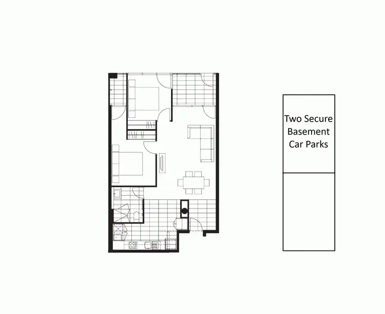 Floorplan of Homely apartment listing, 203A Albert Street, Brunswick VIC 3056