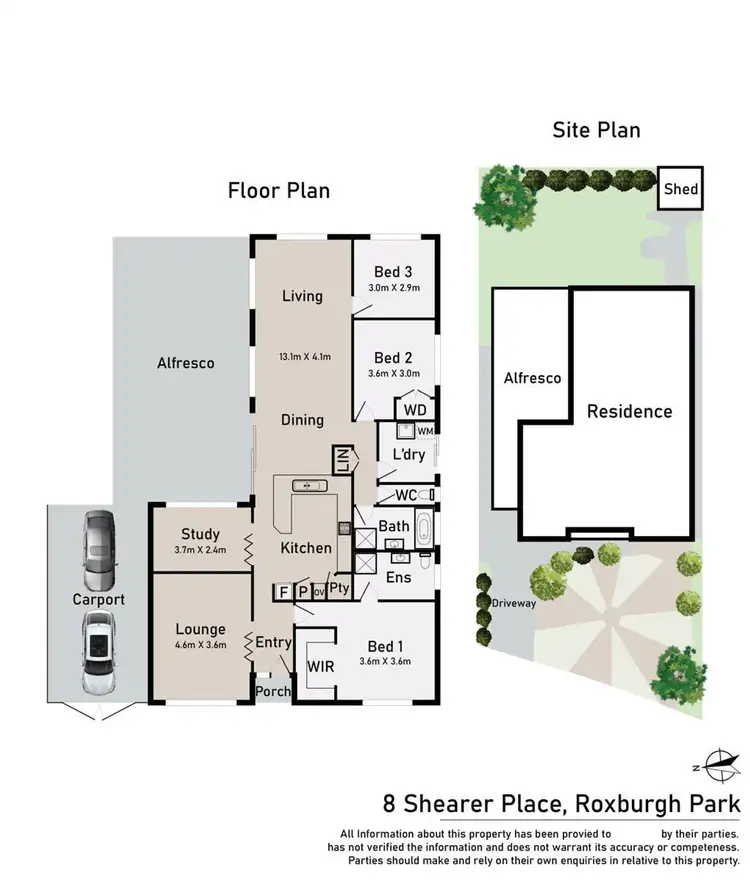 Floorplan of Homely house listing, 8 Shearer Place, Roxburgh Park VIC 3064