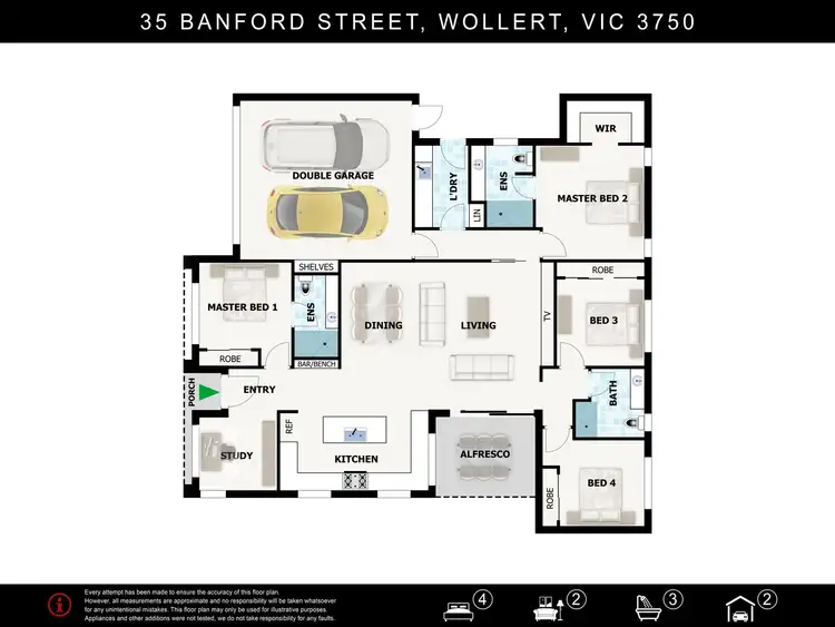 Floorplan of Homely house listing, 35 Banford Street, Wollert VIC 3750