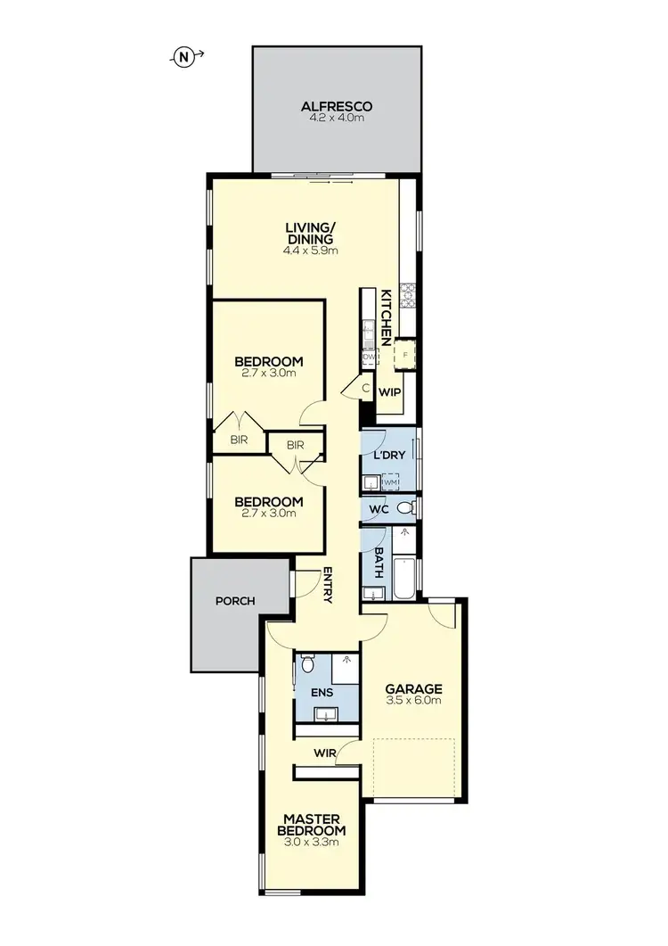 Floorplan of Homely house listing, 14 Bernwood Road, Mickleham VIC 3064
