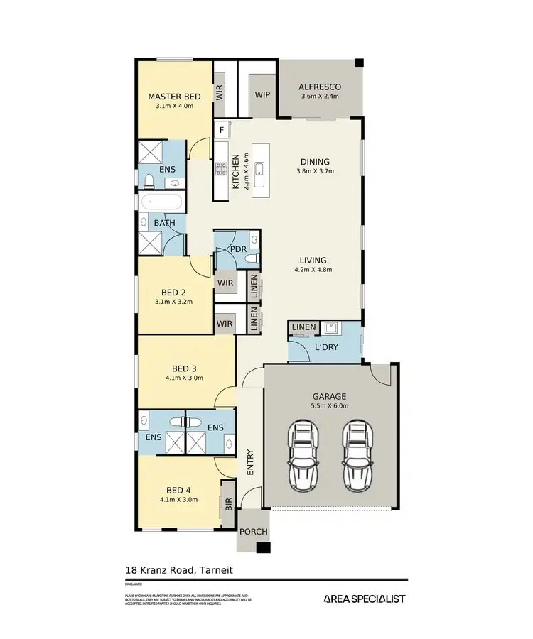Floorplan of Homely house listing, 18 Kranz Road, Tarneit VIC 3029