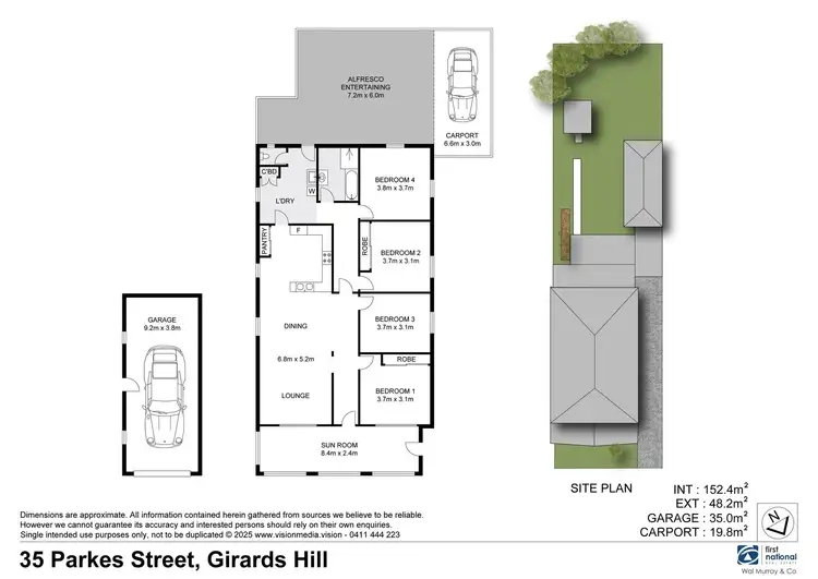 Floorplan of Homely house listing, 35 Parkes Street, Girards Hill NSW 2480