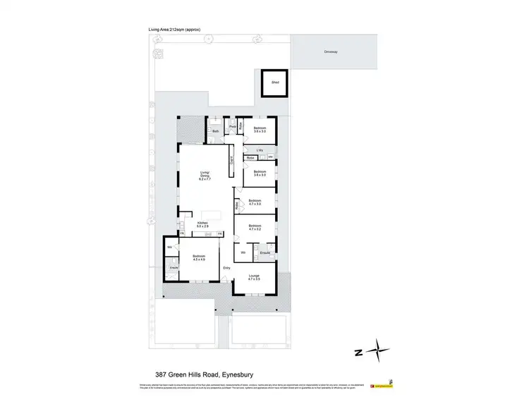 Floorplan of Homely house listing, 387 GREEN HILL ROAD, Eynesbury VIC 3338