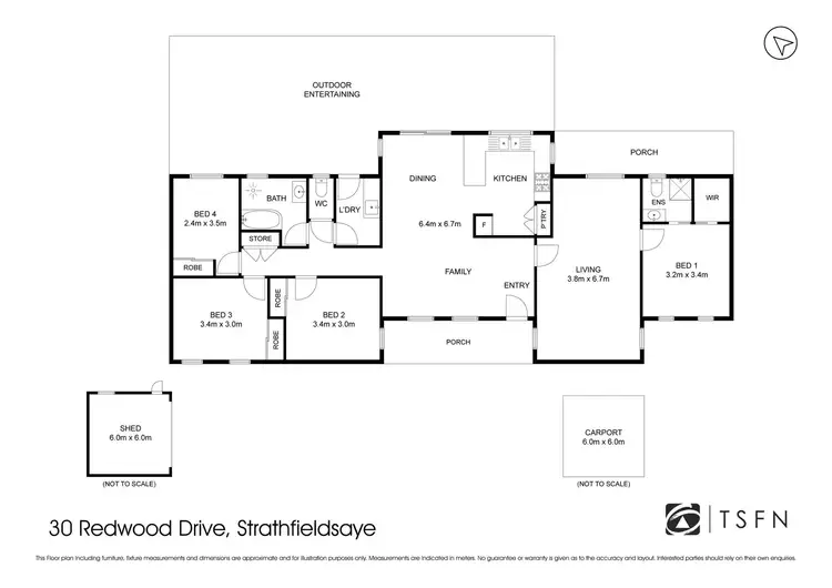 Floorplan of Homely house listing, 30 Redwood Drive, Strathfieldsaye VIC 3551