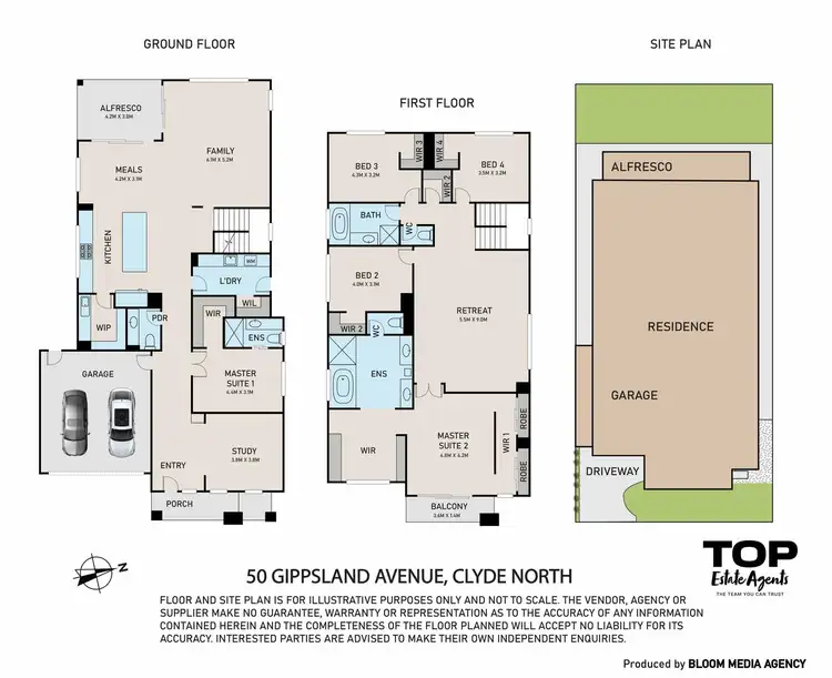 Floorplan of Homely house listing, 50 Gippsland Avenue, Clyde North VIC 3978