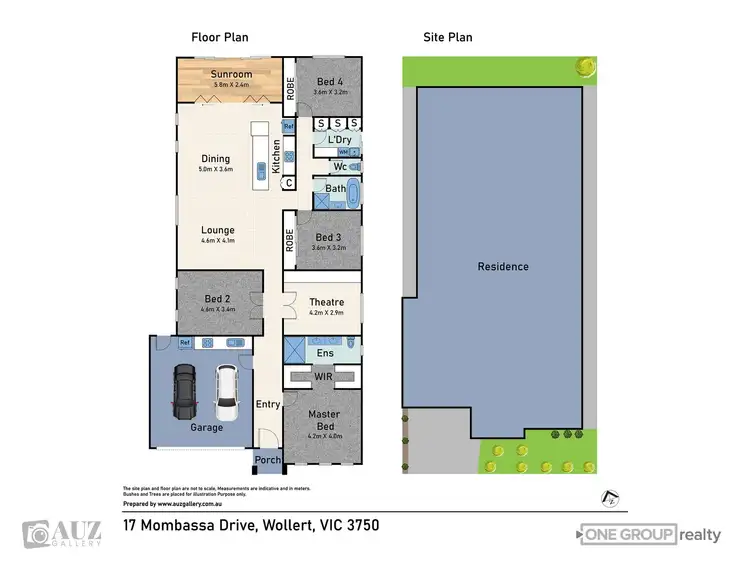 Floorplan of Homely house listing, 17 Mombassa Drive, Wollert VIC 3750
