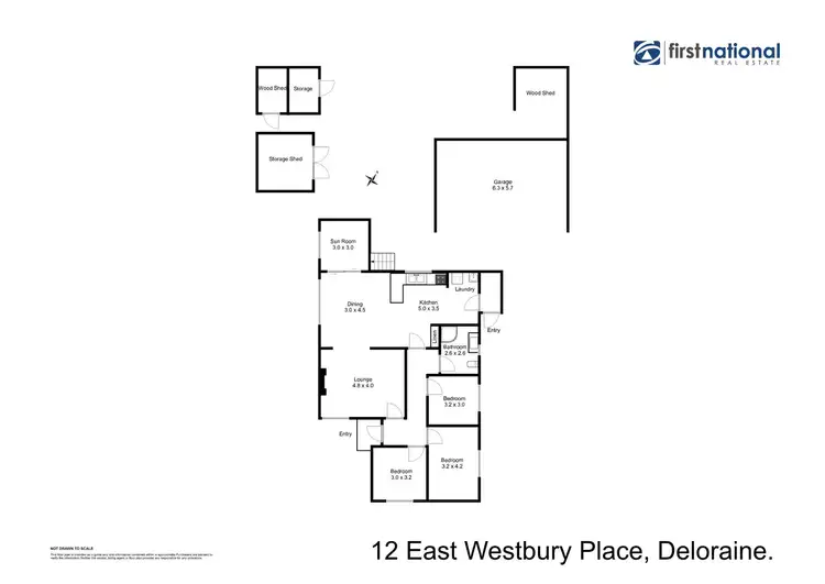 Floorplan of Homely house listing, 12 EAST WESTBURY PLACE, Deloraine TAS 7304