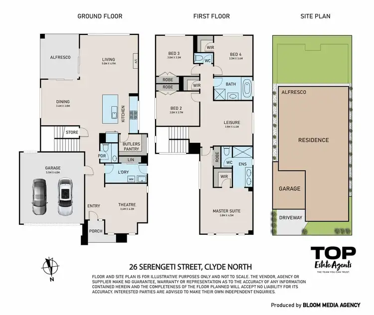 Floorplan of Homely house listing, 26 Serengeti Street, Clyde North VIC 3978