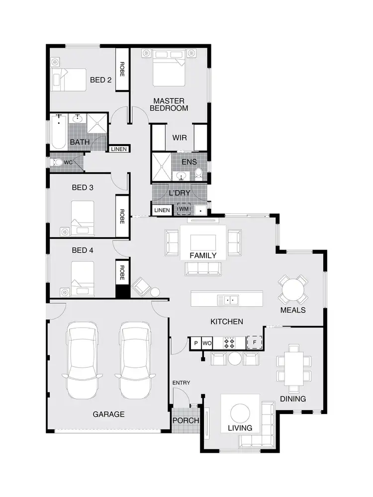 Floorplan of Homely house listing, 30 Gouldsmith Street, Dunlop ACT 2615