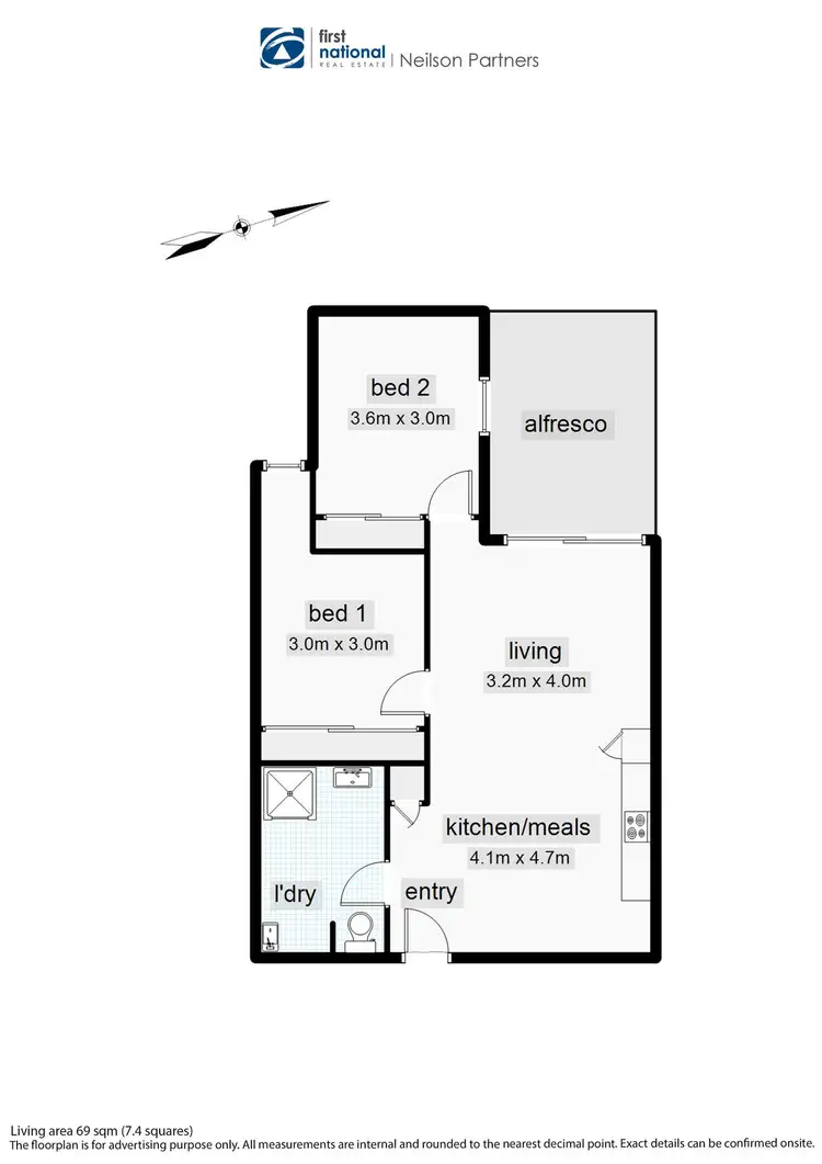 Floorplan of Homely apartment listing, 210/1088 Stud Road, Rowville VIC 3178