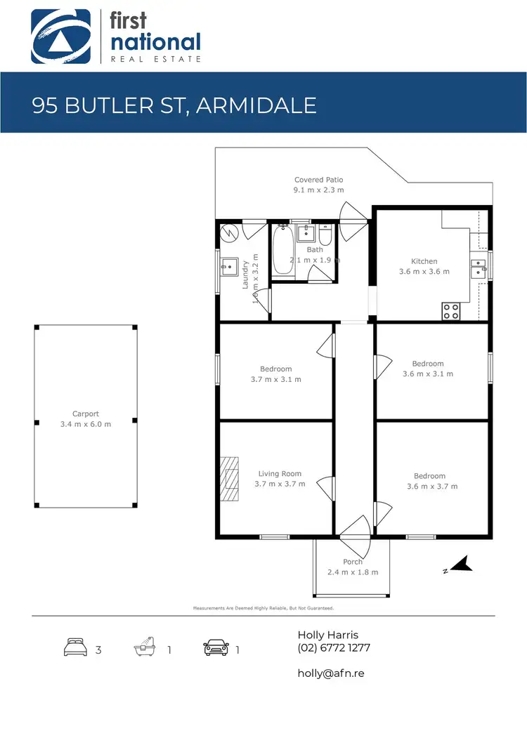 Floorplan of Homely house listing, 95 Butler Street, Armidale NSW 2350