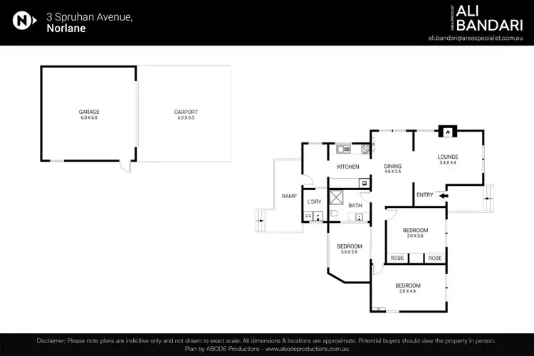 Floorplan of Homely house listing, 3 Spruhan Avenue, Norlane VIC 3214