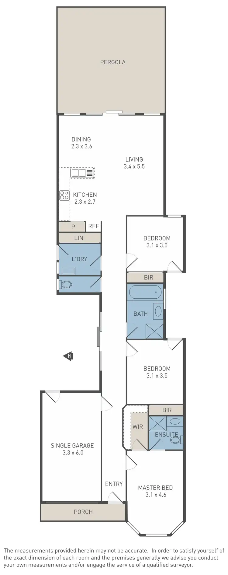 Floorplan of Homely unit listing, 1/12 Jordyn Street, Tarneit VIC 3029