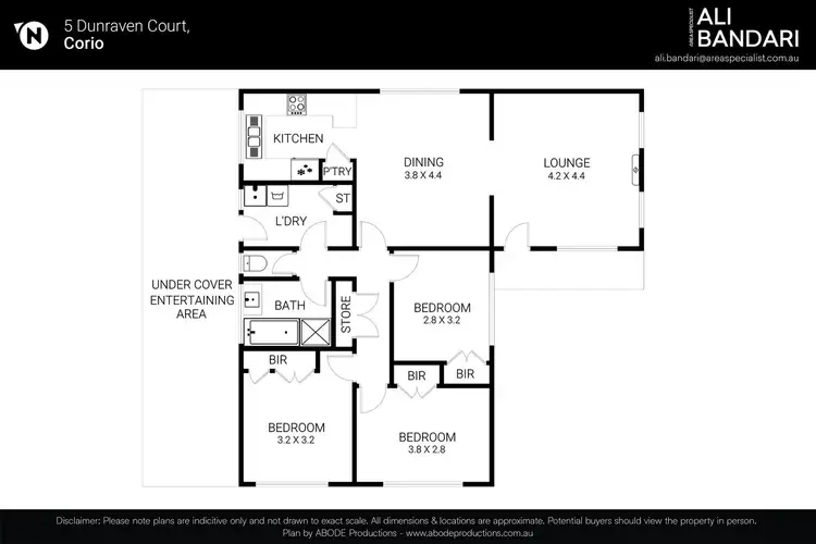 Floorplan of Homely house listing, 5 Dunraven Court, Corio VIC 3214