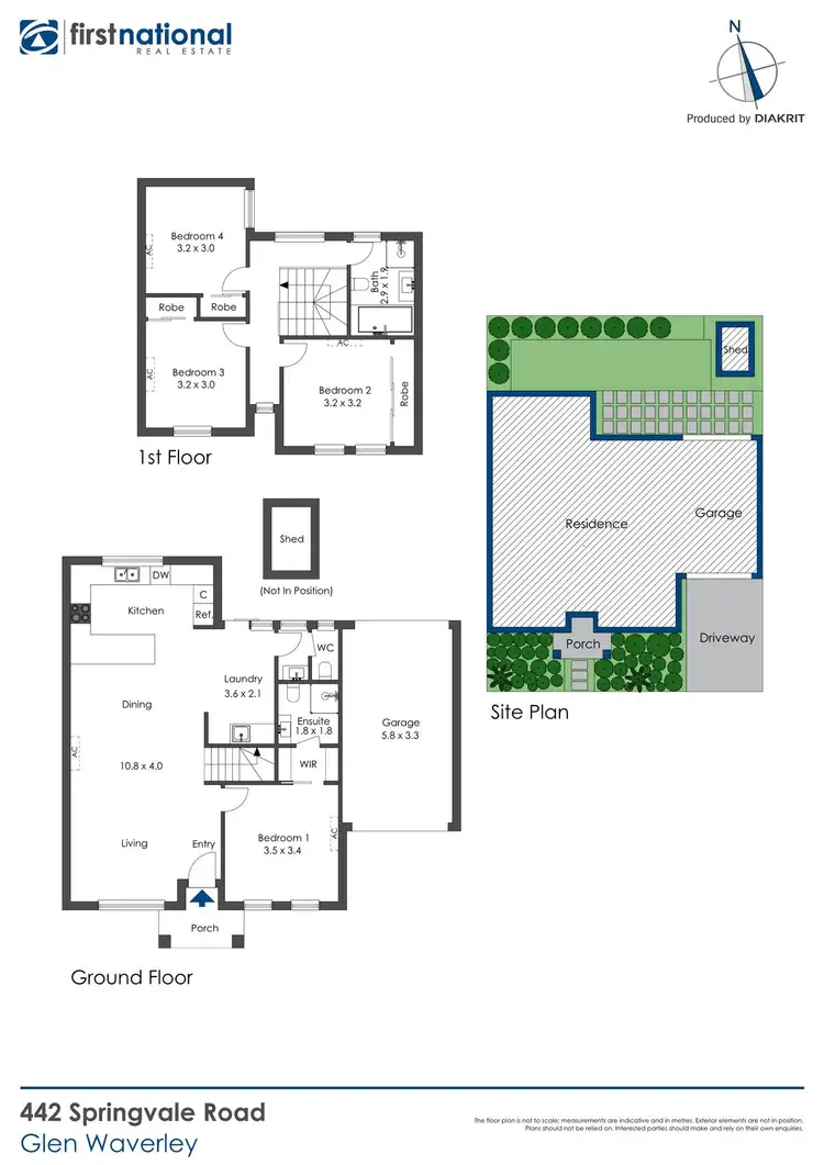 Floorplan of Homely townhouse listing, 442C Springvale Road, Glen Waverley VIC 3150