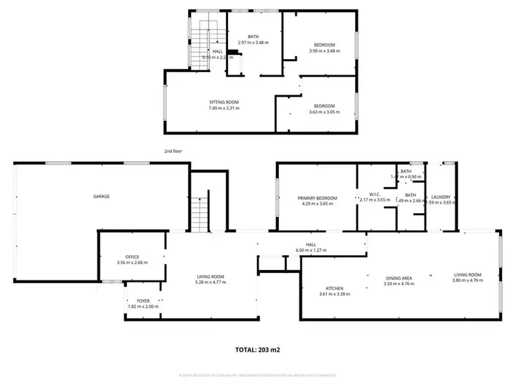 Floorplan of Homely house listing, 10 George Street, Horsham VIC 3400