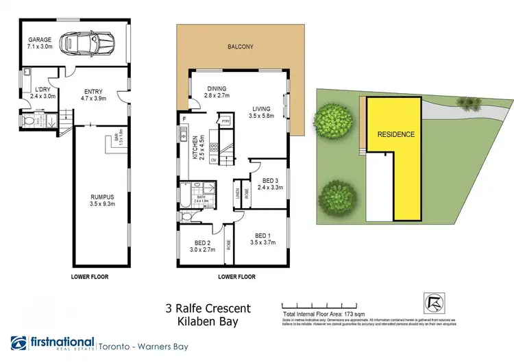 Floorplan of Homely house listing, 3 Ralfe Crescent, Kilaben Bay NSW 2283
