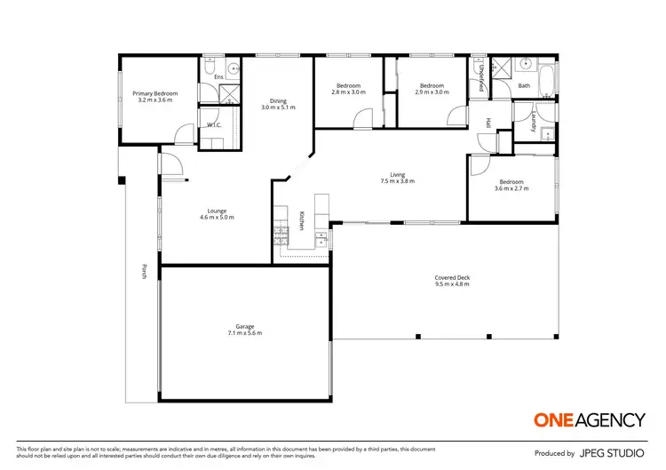Floorplan of Homely house listing, 51 Archer Avenue, Sunbury VIC 3429