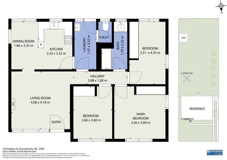 Floorplan of Homely house listing, 19 Hawkins Street, Korumburra VIC 3950