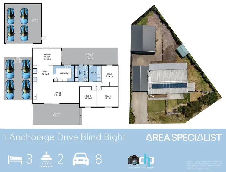 Floorplan of Homely house listing, 1 Anchorage Drive, Blind Bight VIC 3980