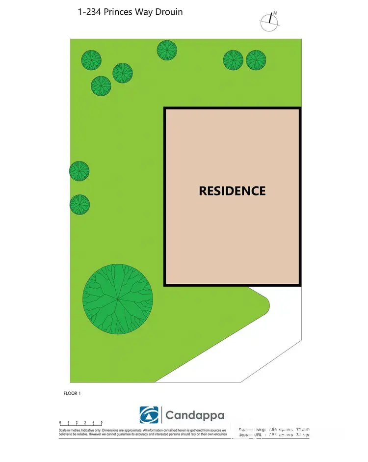 Floorplan of Homely unit listing, 1/234 Princes Way, Drouin VIC 3818