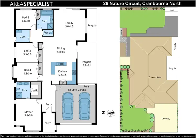 Floorplan of Homely house listing, 26 Nature Circuit, Cranbourne North VIC 3977