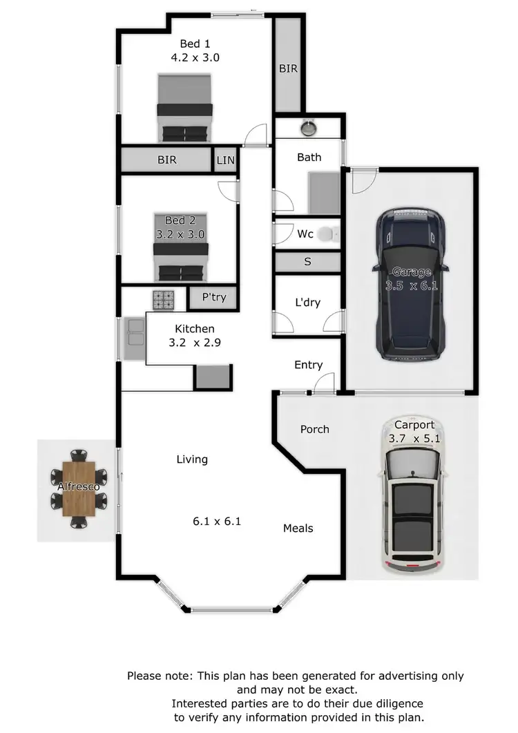 Floorplan of Homely house listing, 98 Delany Avenue, Bright VIC 3741