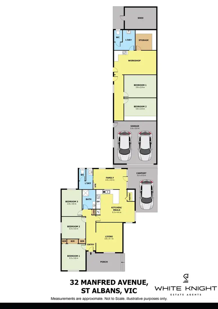 Floorplan of Homely house listing, 32 Manfred Avenue, St Albans VIC 3021