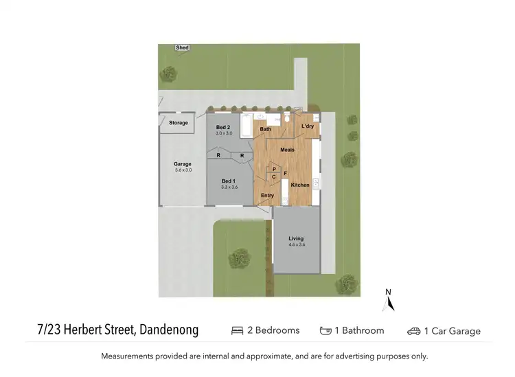 Floorplan of Homely house listing, 7/23 Herbert Street, Dandenong VIC 3175