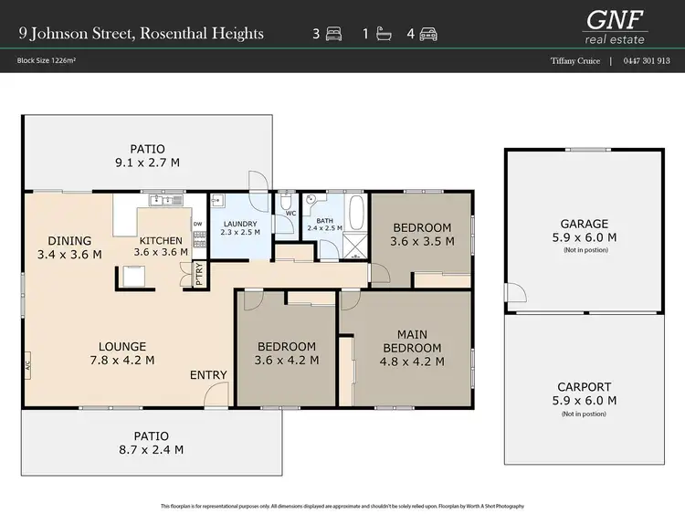Floorplan of Homely house listing, 9 Johnson Street, Rosenthal Heights QLD 4370