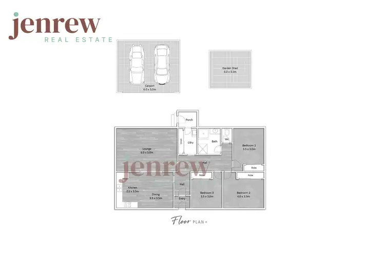 Floorplan of Homely house listing, 95 Brickport Road, Park Grove TAS 7320