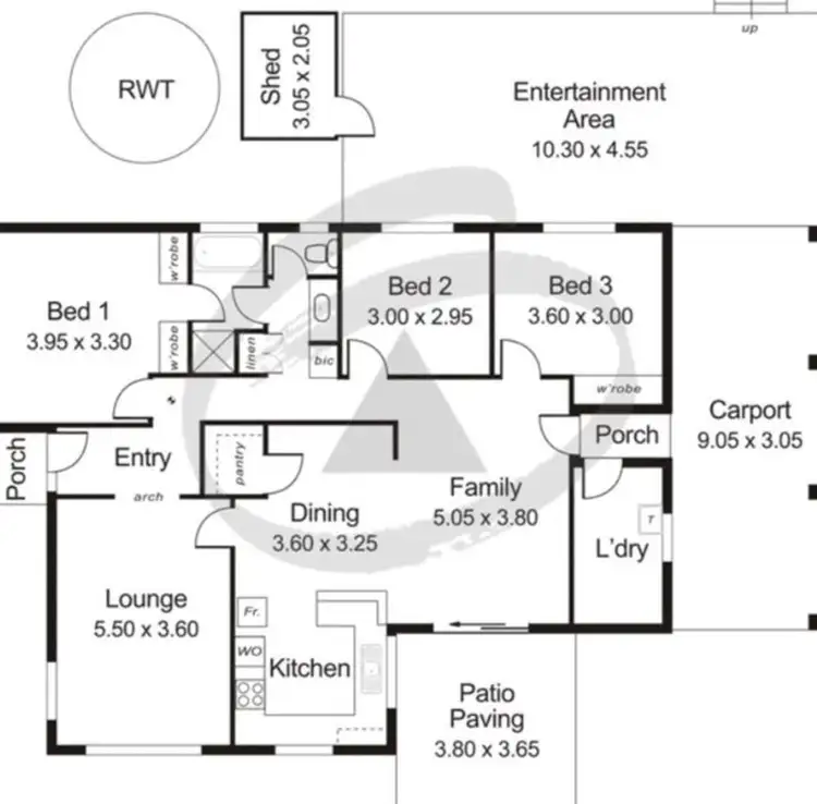 Floorplan of Homely house listing, 14 Davies Street, Macclesfield SA 5153
