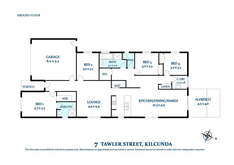 Floorplan of Homely house listing, 7 Trawler Drive, Kilcunda VIC 3995