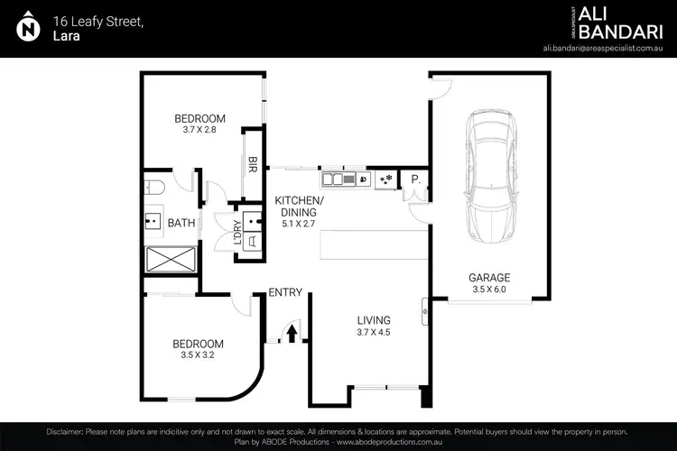 Floorplan of Homely house listing, 16 Leafy Street, Lara VIC 3212