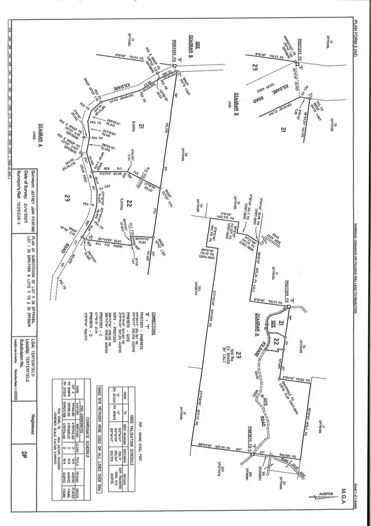 Floorplan of Homely land listing, Lot 22 Kildare Road, Tenterfield NSW 2372