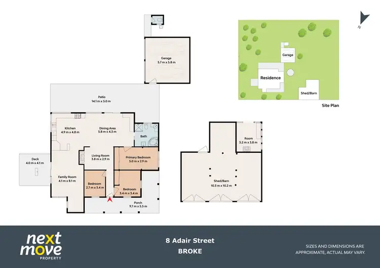 Floorplan of Homely house listing, 8 Adair Street, Broke NSW 2330
