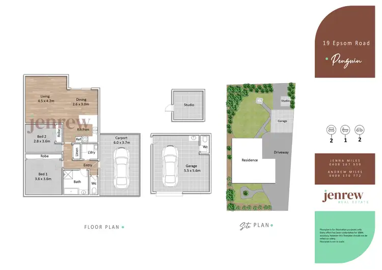 Floorplan of Homely house listing, 19 Epsom Road, Penguin TAS 7316