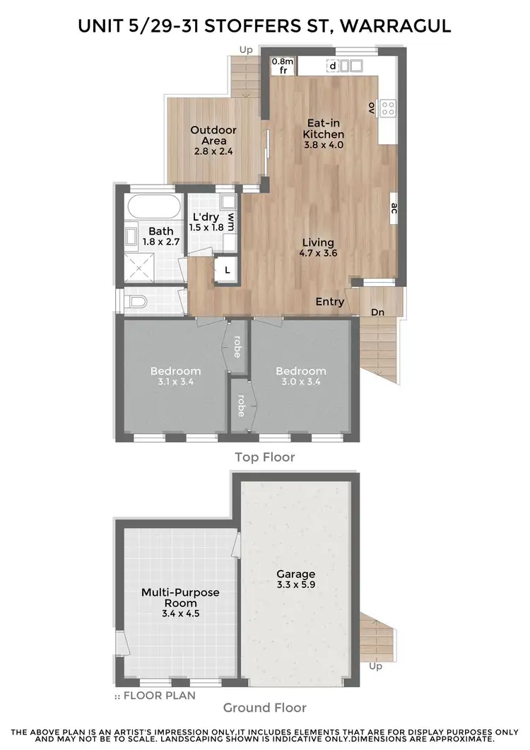 Floorplan of Homely unit listing, 5/29-31 Stoffers Street, Warragul VIC 3820