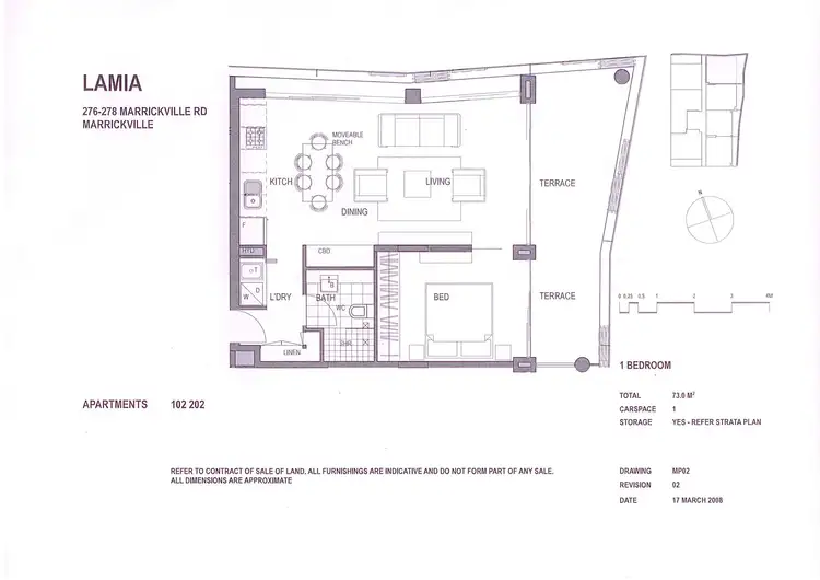 Floorplan of Homely apartment listing, 102/276-278 Marrickville Road, Marrickville NSW 2204