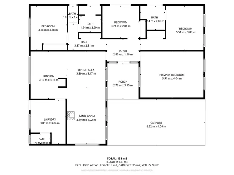 Floorplan of Homely house listing, 11 Dougherty Street, Horsham VIC 3400