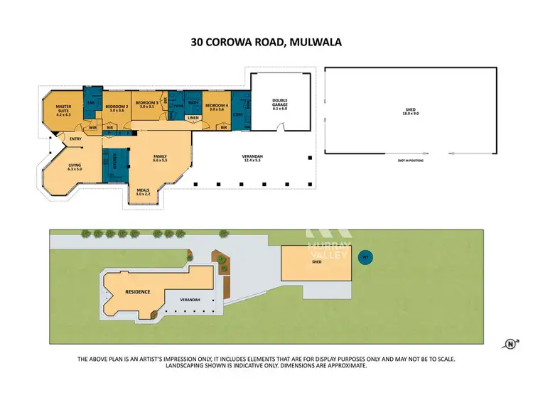Floorplan of Homely house listing, 30 Corowa Road, Mulwala NSW 2647