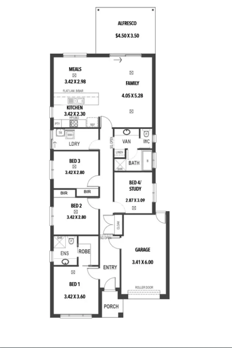Floorplan of Homely house listing, 42 Goodenia Grove, Mount Barker SA 5251