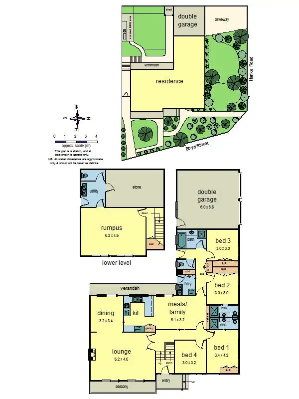 Floorplan of Homely house listing, 18 Hanke Rd, Doncaster VIC 3108