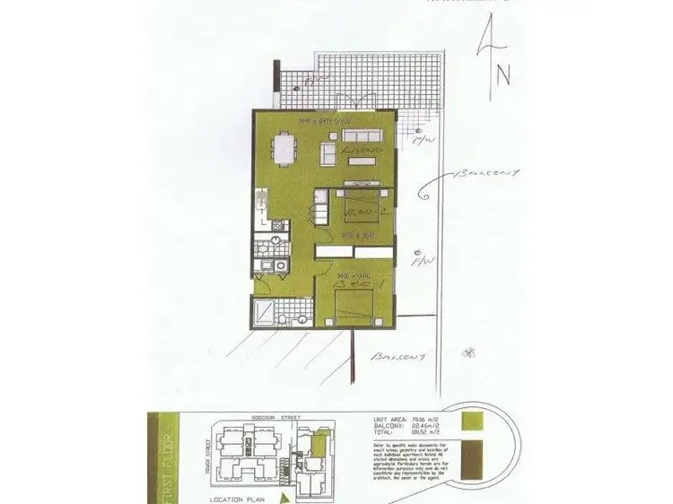 Floorplan of Homely apartment listing, 102/11 Goodson Street, Doncaster VIC 3108