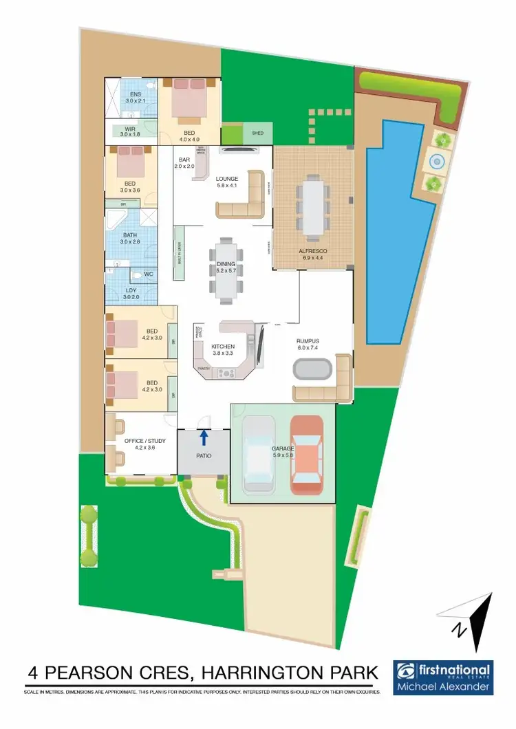 Floorplan of Homely house listing, 4 Pearson Crescent, Harrington Park NSW 2567