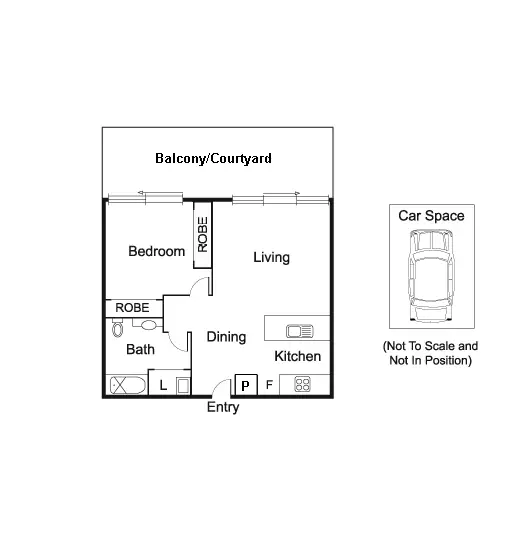 Floorplan of Homely apartment listing, 101/60 Speakmen Street, Kensington VIC 3031