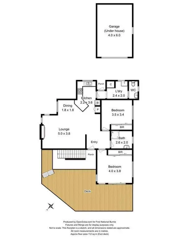 Floorplan of Homely house listing, 17 Villiers Street, Parklands TAS 7320